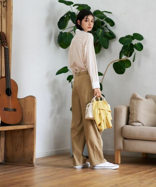 CARA O CRUZ / キャラ・オ・クルス シャツ・ブラウス | クレリックストライプシャツ | 詳細28