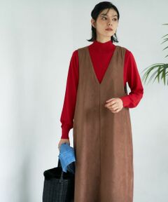 CARA O CRUZ / キャラ・オ・クルス ロング・マキシ丈ワンピース | スエードジャンパースカート【35th】