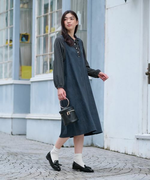 CARA O CRUZ / キャラ・オ・クルス ロング・マキシ丈ワンピース | スエードジャンパースカート【35th】 | 詳細22