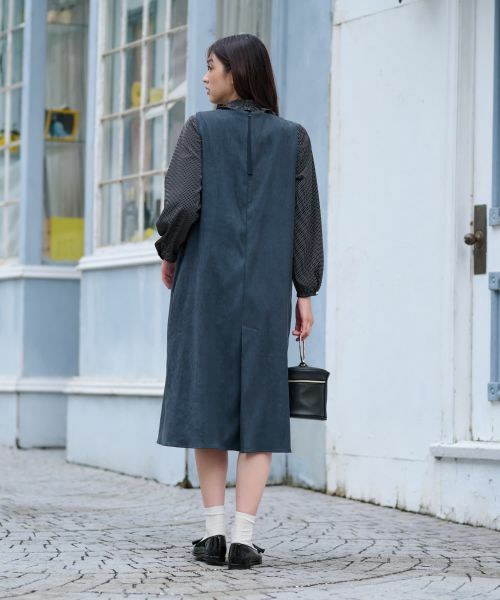 CARA O CRUZ / キャラ・オ・クルス ロング・マキシ丈ワンピース | スエードジャンパースカート【35th】 | 詳細25