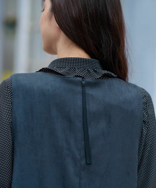 CARA O CRUZ / キャラ・オ・クルス ロング・マキシ丈ワンピース | スエードジャンパースカート【35th】 | 詳細23