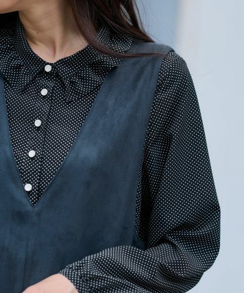 CARA O CRUZ / キャラ・オ・クルス ロング・マキシ丈ワンピース | スエードジャンパースカート【35th】 | 詳細24