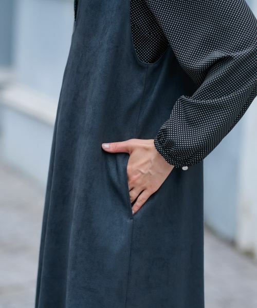 CARA O CRUZ / キャラ・オ・クルス ロング・マキシ丈ワンピース | スエードジャンパースカート【35th】 | 詳細25