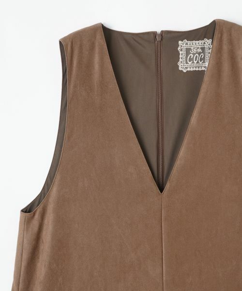 CARA O CRUZ / キャラ・オ・クルス ロング・マキシ丈ワンピース | スエードジャンパースカート【35th】 | 詳細29