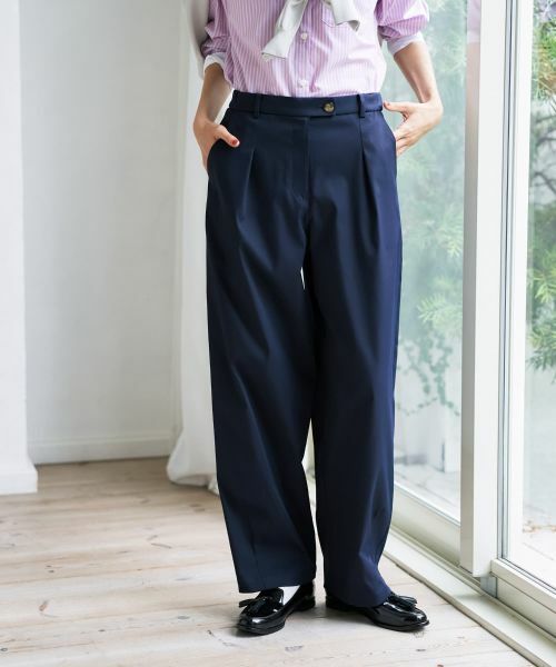 CARA O CRUZ / キャラ・オ・クルス その他パンツ | タックパンツ | 詳細1