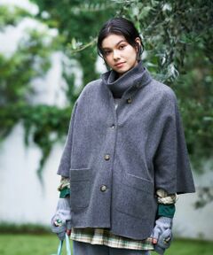 CARA O CRUZ / キャラ・オ・クルス その他アウター | スヌード付きケープ