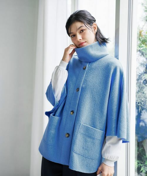 CARA O CRUZ / キャラ・オ・クルス その他アウター | スヌード付きケープ | 詳細11