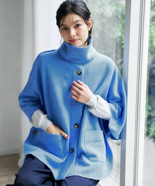 CARA O CRUZ / キャラ・オ・クルス その他アウター | スヌード付きケープ | 詳細14