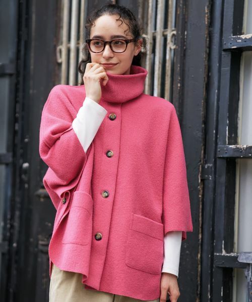 CARA O CRUZ / キャラ・オ・クルス その他アウター | スヌード付きケープ | 詳細17