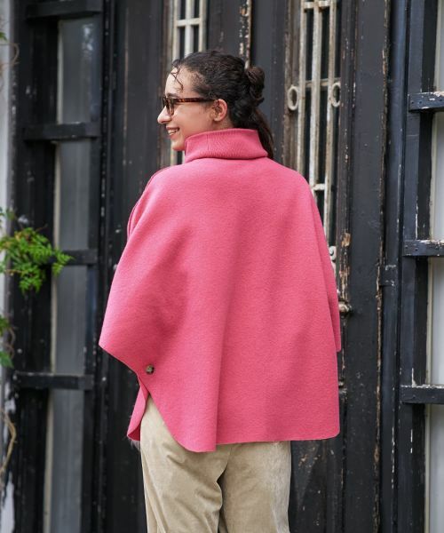 CARA O CRUZ / キャラ・オ・クルス その他アウター | スヌード付きケープ | 詳細20