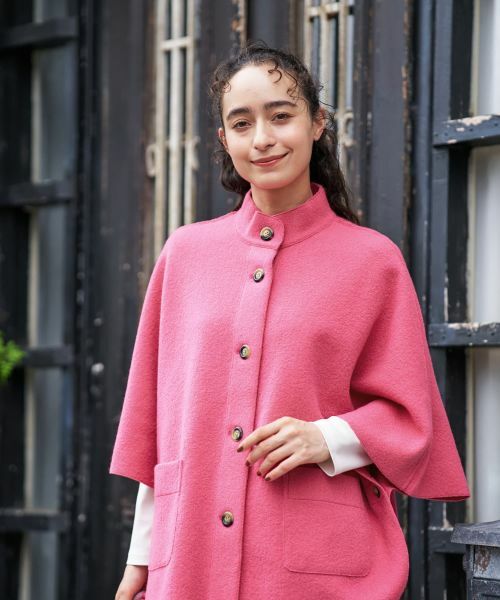 CARA O CRUZ / キャラ・オ・クルス その他アウター | スヌード付きケープ | 詳細23