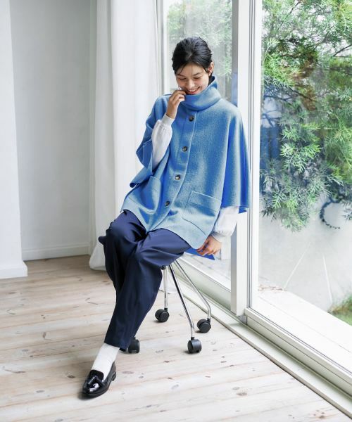 CARA O CRUZ / キャラ・オ・クルス その他アウター | スヌード付きケープ | 詳細24