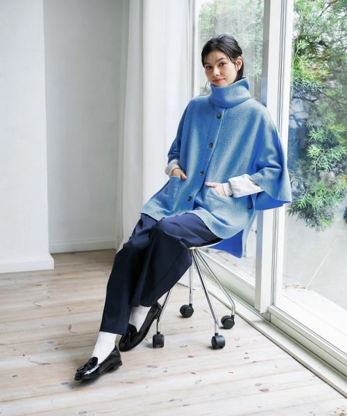 CARA O CRUZ / キャラ・オ・クルス その他アウター | スヌード付きケープ | 詳細25