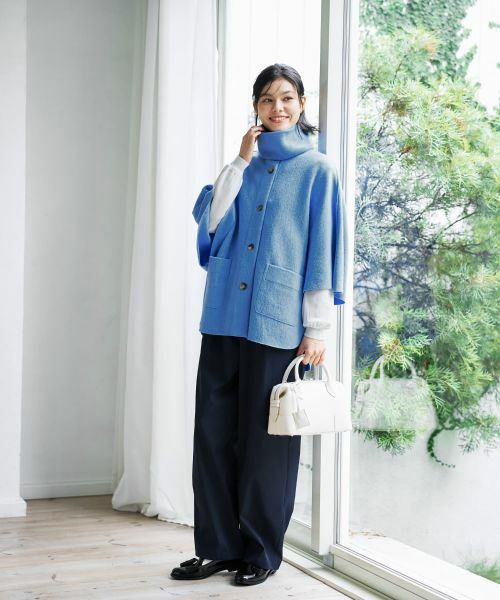 CARA O CRUZ / キャラ・オ・クルス その他アウター | スヌード付きケープ | 詳細26