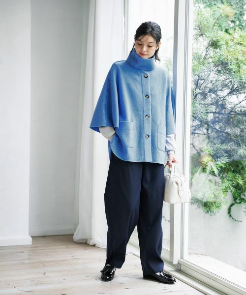 CARA O CRUZ / キャラ・オ・クルス その他アウター | スヌード付きケープ | 詳細27