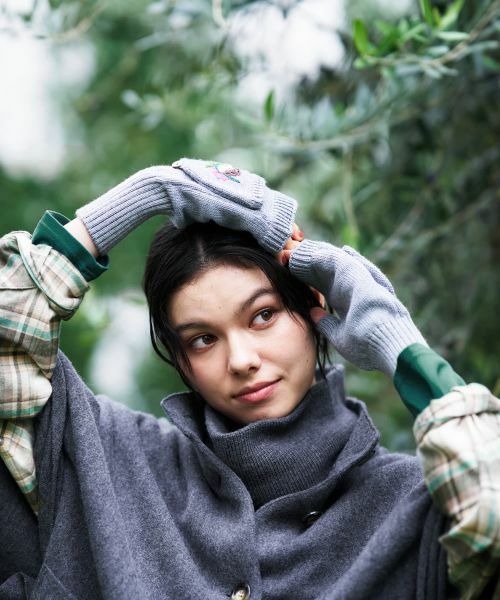 CARA O CRUZ / キャラ・オ・クルス その他アウター | スヌード付きケープ | 詳細30