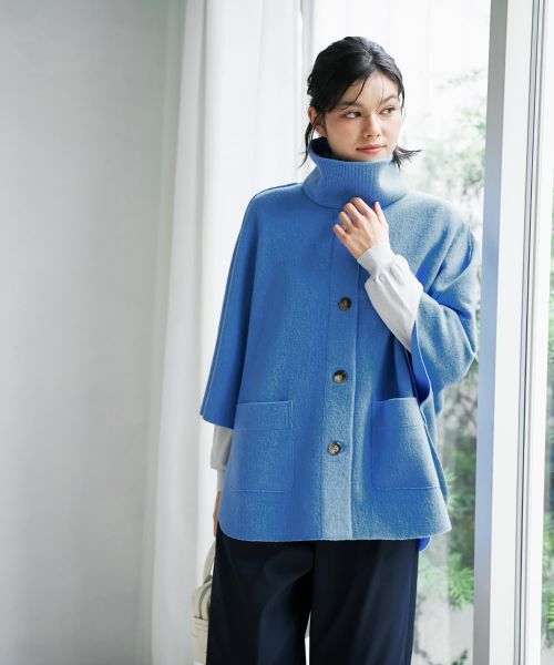 CARA O CRUZ / キャラ・オ・クルス その他アウター | スヌード付きケープ | 詳細9