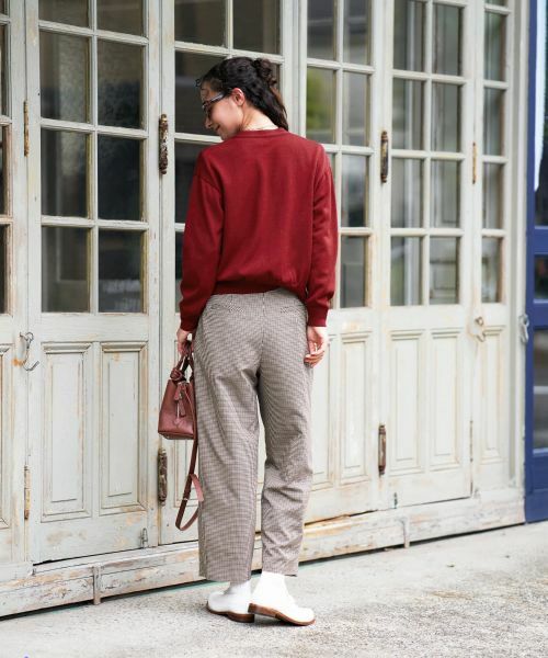 CARA O CRUZ / キャラ・オ・クルス カーディガン・ボレロ | アーガイルのVネックカーディガン | 詳細20