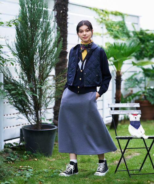 CARA O CRUZ / キャラ・オ・クルス カーディガン・ボレロ | アーガイルのVネックカーディガン | 詳細9