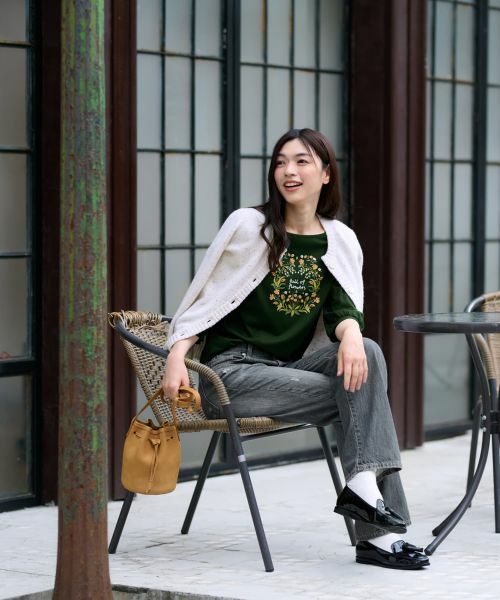 CARA O CRUZ / キャラ・オ・クルス カーディガン・ボレロ | クルーネックカーディガン【MUSETTI】 | 詳細16