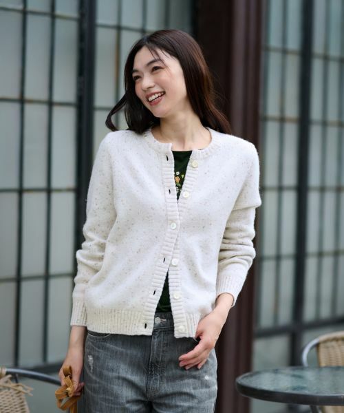 CARA O CRUZ / キャラ・オ・クルス カーディガン・ボレロ | クルーネックカーディガン【MUSETTI】 | 詳細8