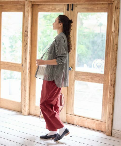 CARA O CRUZ / キャラ・オ・クルス シャツ・ブラウス | チェックシャツブラウス【CoC by CARA O CRUZ】 | 詳細23