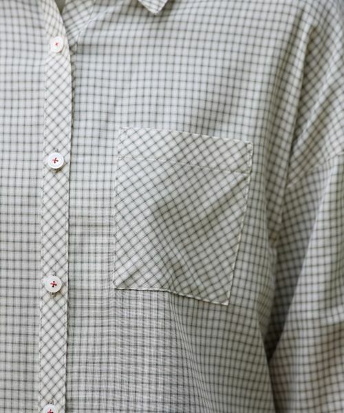 CARA O CRUZ / キャラ・オ・クルス シャツ・ブラウス | チェックシャツブラウス【CoC by CARA O CRUZ】 | 詳細28