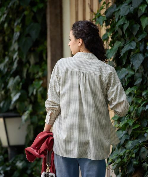 CARA O CRUZ / キャラ・オ・クルス シャツ・ブラウス | チェックシャツブラウス【CoC by CARA O CRUZ】 | 詳細5