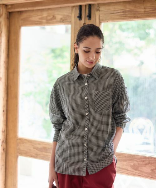 CARA O CRUZ / キャラ・オ・クルス シャツ・ブラウス | チェックシャツブラウス【CoC by CARA O CRUZ】 | 詳細8