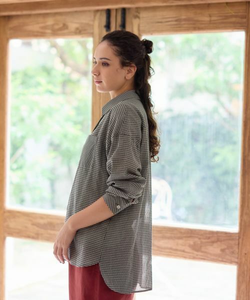 CARA O CRUZ / キャラ・オ・クルス シャツ・ブラウス | チェックシャツブラウス【CoC by CARA O CRUZ】 | 詳細9