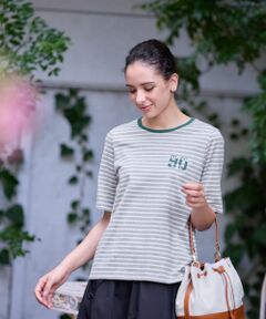 CARA O CRUZ / キャラ・オ・クルス カットソー | ボーダープリントカットソー【CoC by CARA O CRUZ】