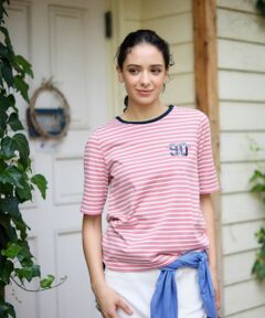 CARA O CRUZ / キャラ・オ・クルス カットソー | ボーダープリントカットソー【CoC by CARA O CRUZ】