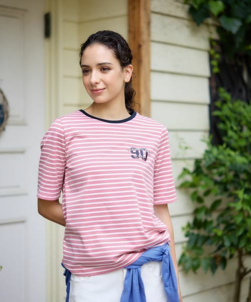 CARA O CRUZ / キャラ・オ・クルス カットソー | ボーダープリントカットソー【CoC by CARA O CRUZ】 | 詳細1