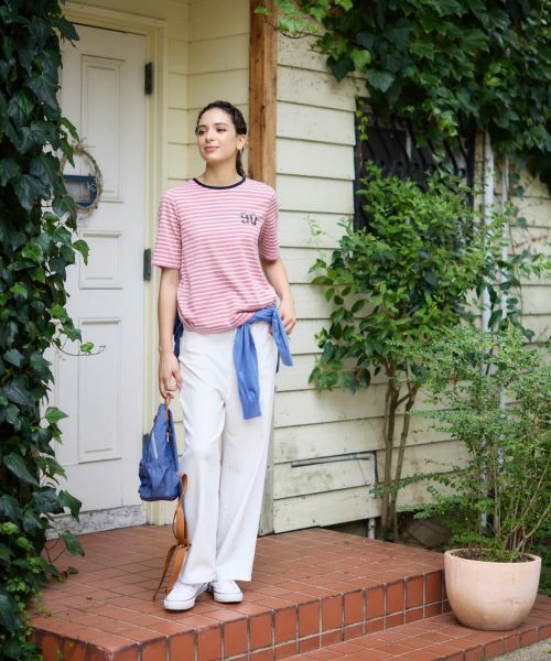 CARA O CRUZ / キャラ・オ・クルス カットソー | ボーダープリントカットソー【CoC by CARA O CRUZ】 | 詳細12