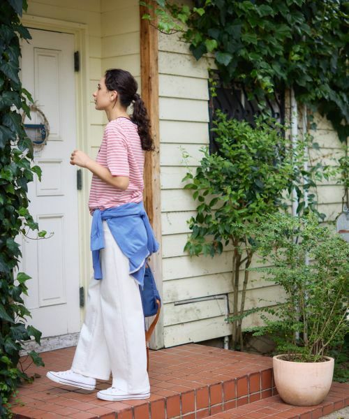 CARA O CRUZ / キャラ・オ・クルス カットソー | ボーダープリントカットソー【CoC by CARA O CRUZ】 | 詳細13