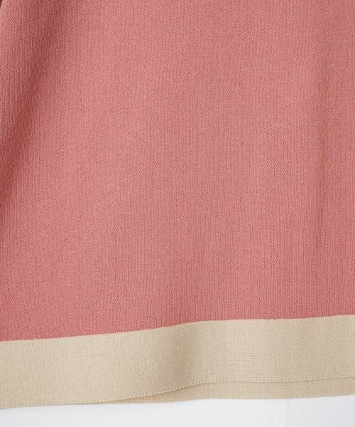 CARA O CRUZ / キャラ・オ・クルス ニット・セーター | 襟付きバイカラープルオーバー【CoC by CARA O CRUZ】 | 詳細22