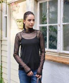 CARA O CRUZ / キャラ・オ・クルス カットソー | ドットのパワーネットカットソー【CoC by CARA O CRUZ】