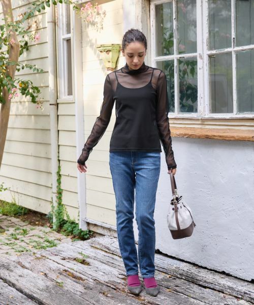 CARA O CRUZ / キャラ・オ・クルス カットソー | ドットのパワーネットカットソー【CoC by CARA O CRUZ】 | 詳細17