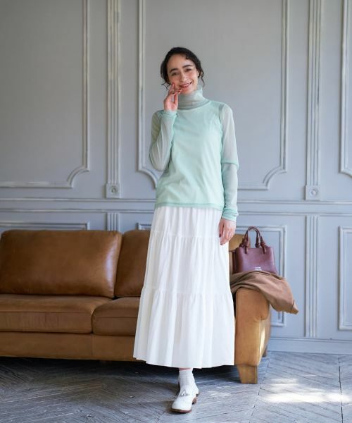 CARA O CRUZ / キャラ・オ・クルス カットソー | ドットのパワーネットカットソー【CoC by CARA O CRUZ】 | 詳細23