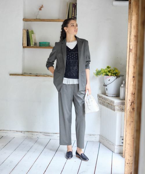 CARA O CRUZ / キャラ・オ・クルス その他パンツ | 後ろウエストゴムパンツ【CoC by CARA O CRUZ】【セットアップ】 | 詳細19