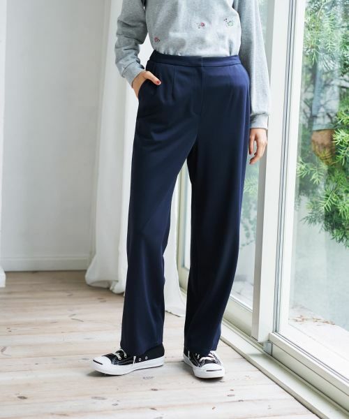 CARA O CRUZ / キャラ・オ・クルス その他パンツ | 後ろウエストゴムパンツ【CoC by CARA O CRUZ】【セットアップ】 | 詳細2