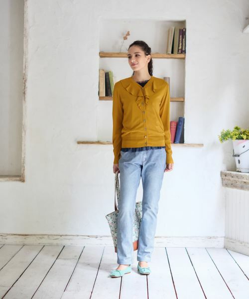 CARA O CRUZ / キャラ・オ・クルス カーディガン・ボレロ | フリルVラインカーディガン | 詳細16