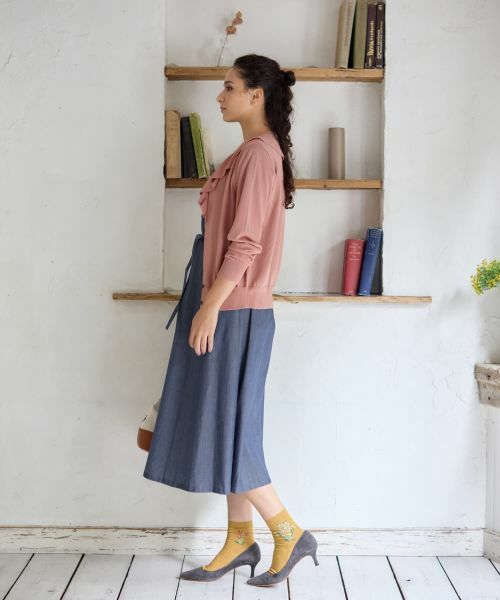 CARA O CRUZ / キャラ・オ・クルス カーディガン・ボレロ | フリルVラインカーディガン | 詳細20