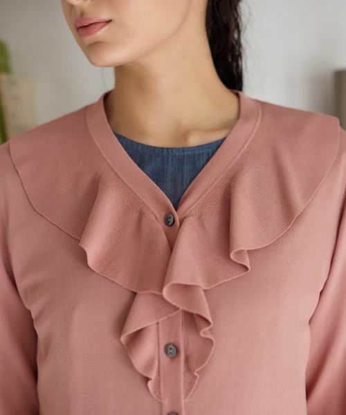 CARA O CRUZ / キャラ・オ・クルス カーディガン・ボレロ | フリルVラインカーディガン | 詳細27