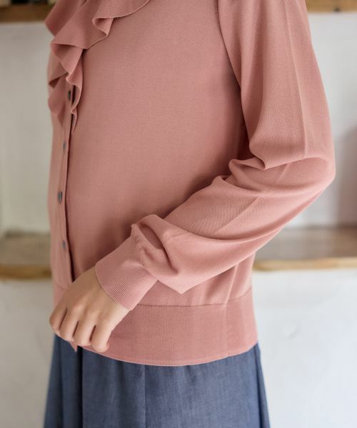 CARA O CRUZ / キャラ・オ・クルス カーディガン・ボレロ | フリルVラインカーディガン | 詳細28