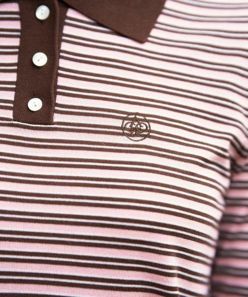 CARA O CRUZ / キャラ・オ・クルス ニット・セーター | ボーダー柄ニットポロ | 詳細22