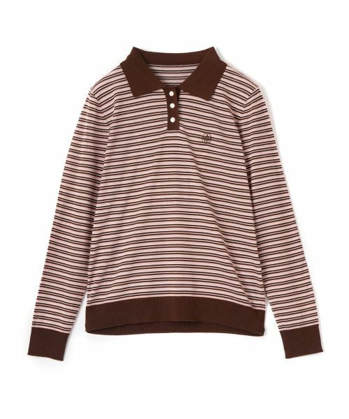 CARA O CRUZ / キャラ・オ・クルス ニット・セーター | ボーダー柄ニットポロ | 詳細23