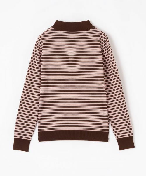CARA O CRUZ / キャラ・オ・クルス ニット・セーター | ボーダー柄ニットポロ | 詳細24