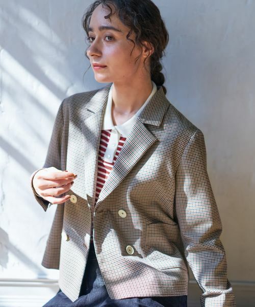 CARA O CRUZ / キャラ・オ・クルス ニット・セーター | ボーダー柄ニットポロ | 詳細7