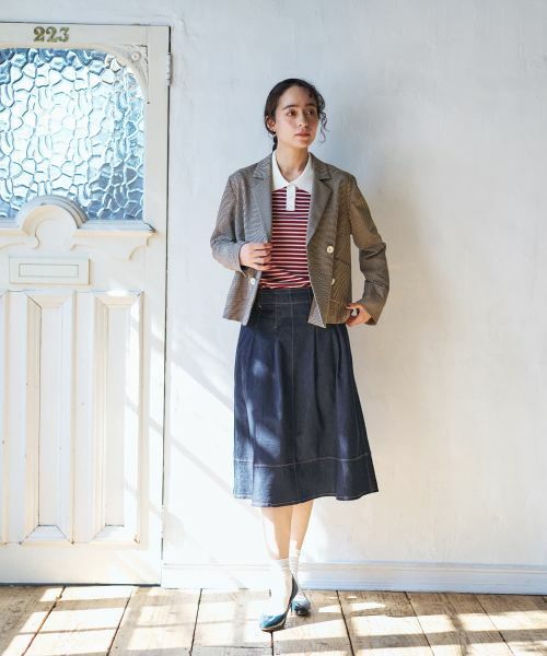 CARA O CRUZ / キャラ・オ・クルス ニット・セーター | ボーダー柄ニットポロ | 詳細9